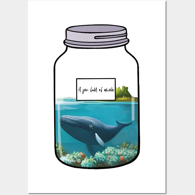 A jar full of whale Wall Art by myepicass